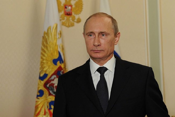 Putin na zasedání Bezpečnostní rady.
