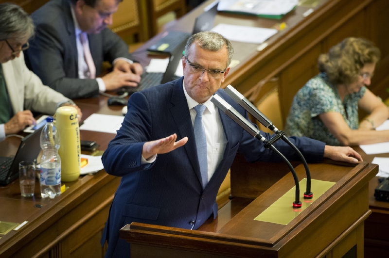 Opozice slibuje obstrukce (na snímku Miroslav Kalousek z TOP 09).