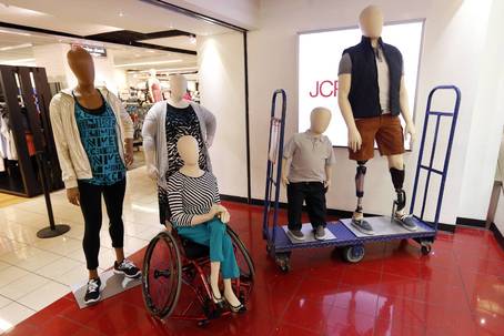 Figuríny v JCPenney.