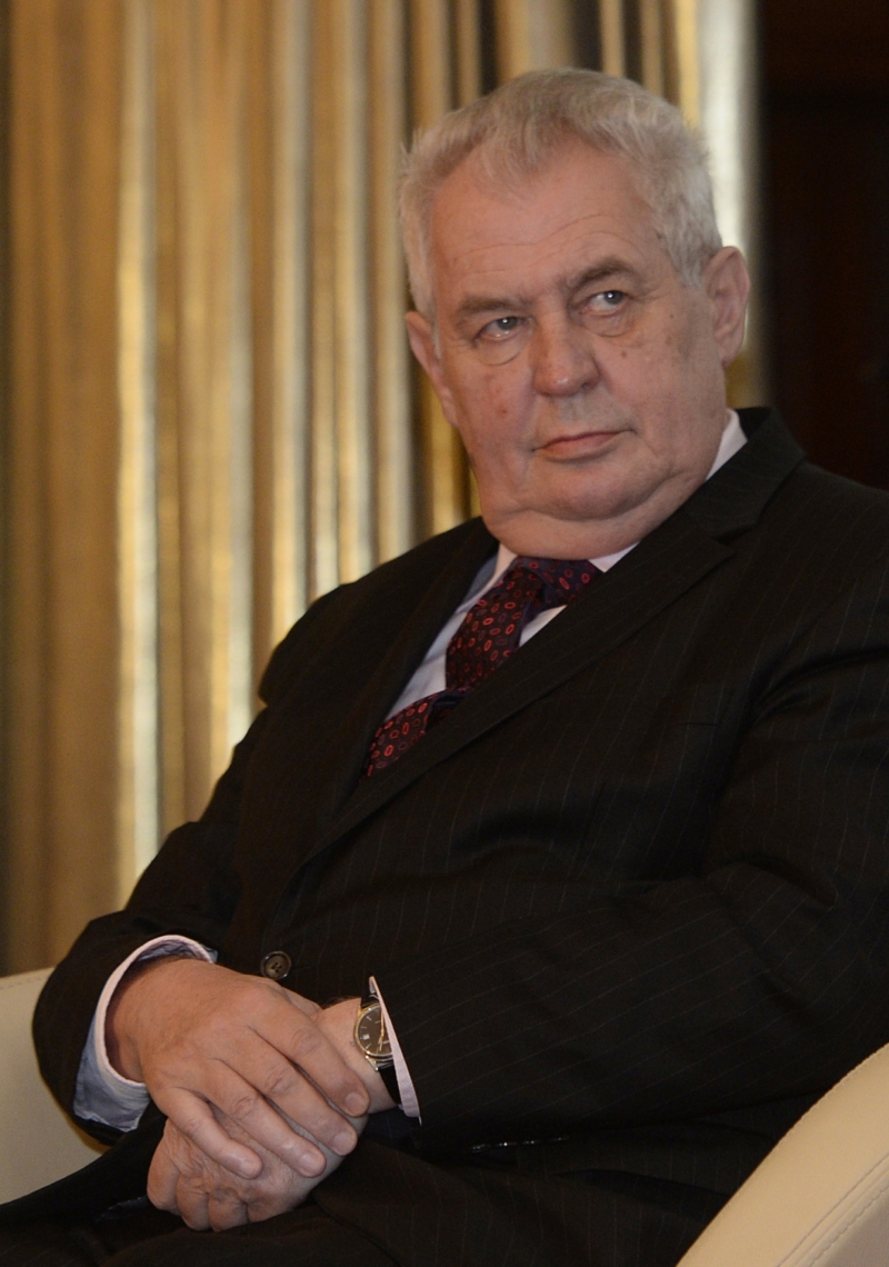 Prezident Miloš Zeman.
