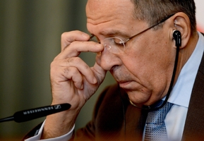 Šéf ruské diplomacie Lavrov.