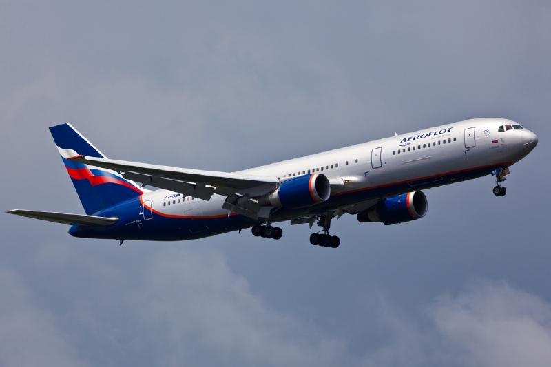 Moskevský soud potrestal pasažéra společnosti Aeroflot rekordní pokutou za vynucené přistání (ilustrační foto).