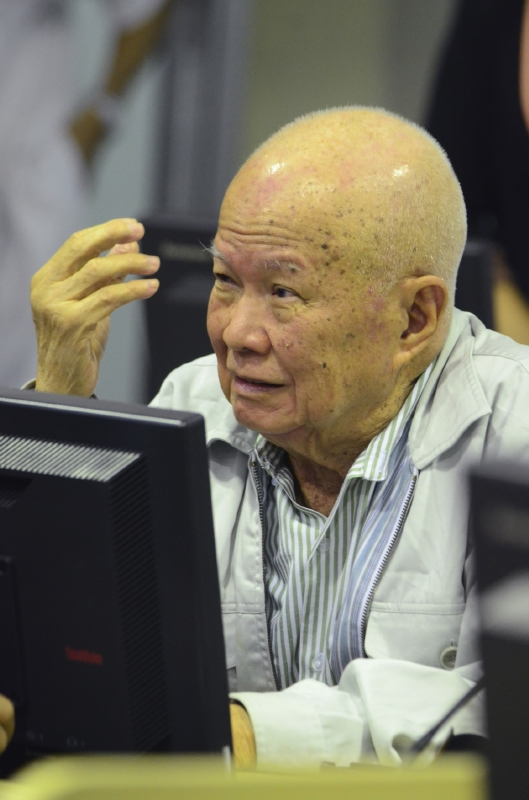 Někdejší premiér Khieu Samphan.