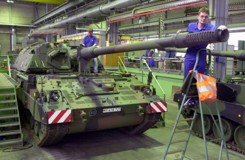 Továrna německé společnosti Rheinmetall (snímek z roku 2000).