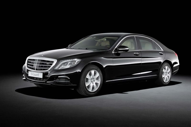 Tak to je on, Mercedes-Benz S 600 Guard.