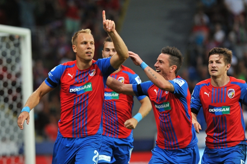 Fotbalisté Plzně mají z český zástupců po odvetě nejlepší výchozí pozici. 