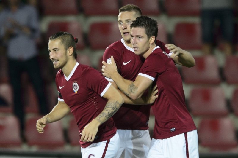 Fotbalisté Sparty.