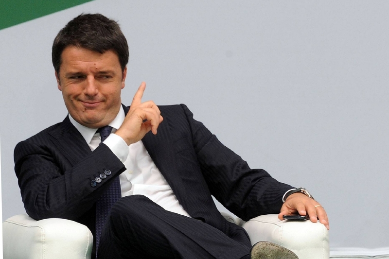 Italský premiér Renzi.