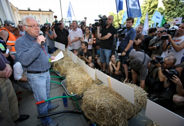 S premiérem Sobotkou jednal předseda Asociace samostatných odborů Bohumír Dufek (na snímku).