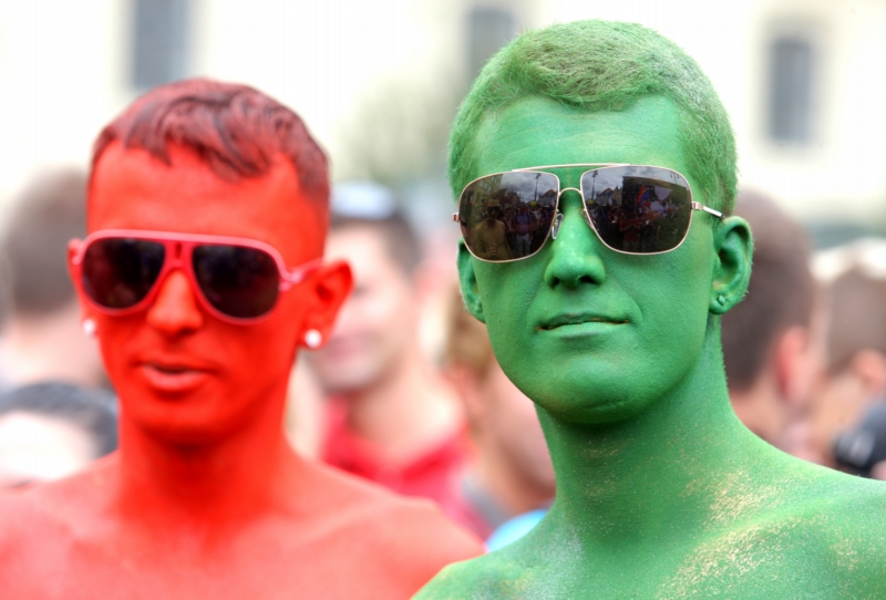 Účastníci Prague Pride. Účastníci Prague Pride.