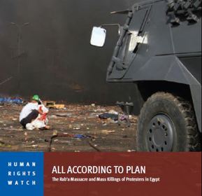 HRW o masovém zabíjení bezpečnostními složkami v Egyptě.