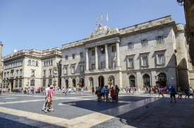 Barcelonská radnice.