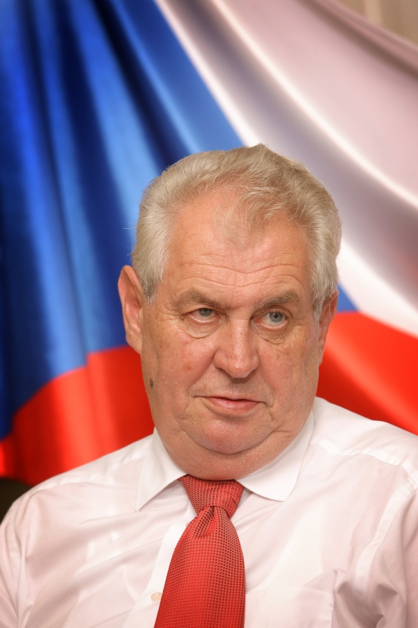 Prezident Miloš Zeman.