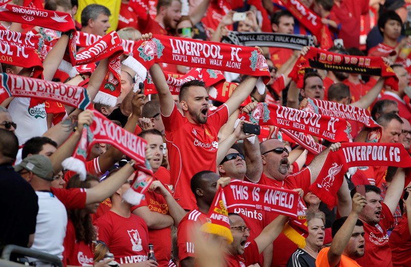 Fanoušci Liverpoolu oslavili premiérovou ligovou výhru.