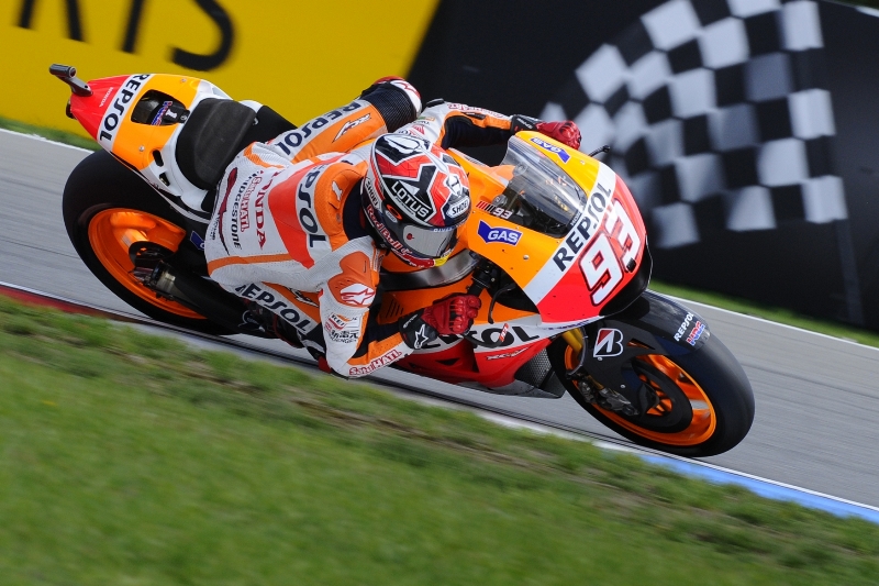 Marc Márquez skončil v Brně čtvrtý.