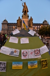 "Václavský majdan."