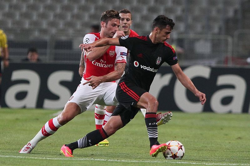 Arsenal remizoval na hřišti Besiktase Istanbul. 