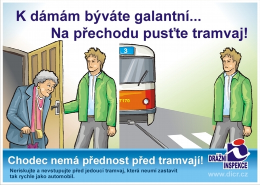 Kampaň Drážní inspekce.