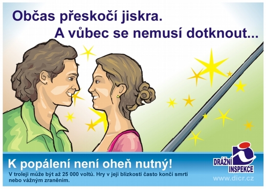 Kampaň Drážní inspekce.