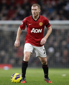 Paul Scholes je na Old Trafford stále velmi oblíben.