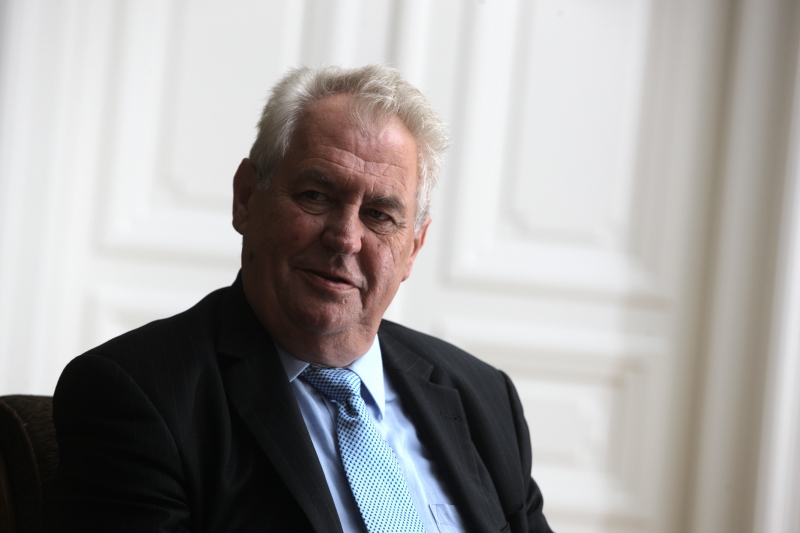 Prezident Miloš Zeman.
