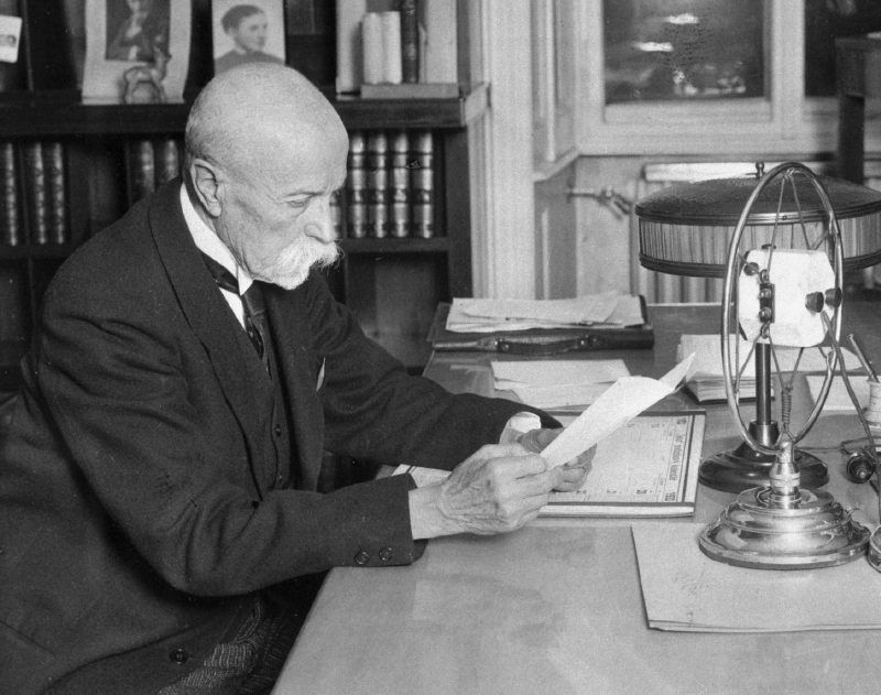 První československý prezident Tomáš Garrigue Masaryk.