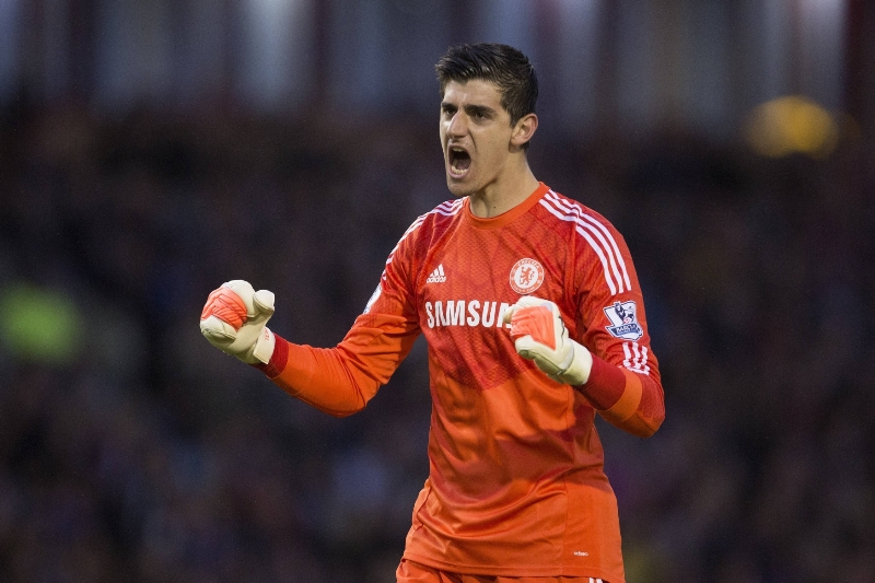 Čisté konto vychytal proti Leicesteru Belgičan Thibaut Courtois.