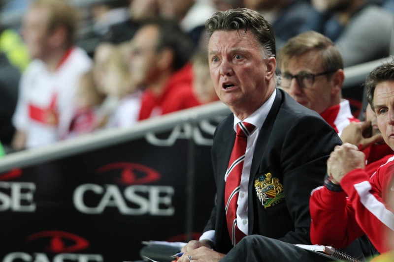 Nešťastný Louis Van Gaal.