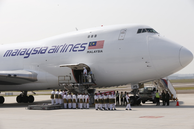 Letadlo společnosti Malaysia Airlines.