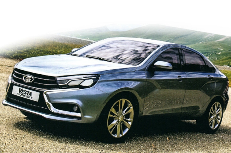 Lada Vesta vypadá zajímavě a moderně.