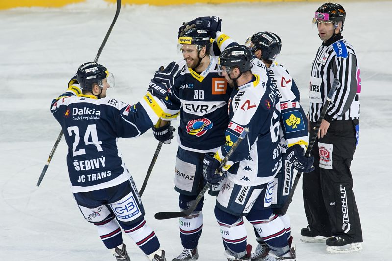 Hokejisté Vítkovic v přípravě porazili účastníka KHL Slovan Bratislava.