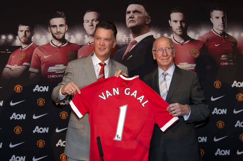 Trenér Van Gaal nemůže být zatím spokojen.