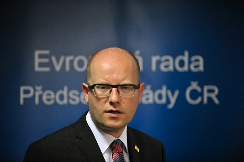 Premiér Bohuslav Sobotka.