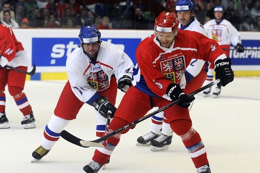 Zleva Jiří Šlégr, Michal Broš a Richard Šmehlík.