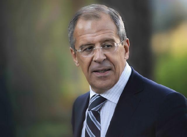 Šéf ruské diplomacie Lavrov.