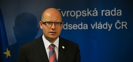 Premiér Bohuslav Sobotka.