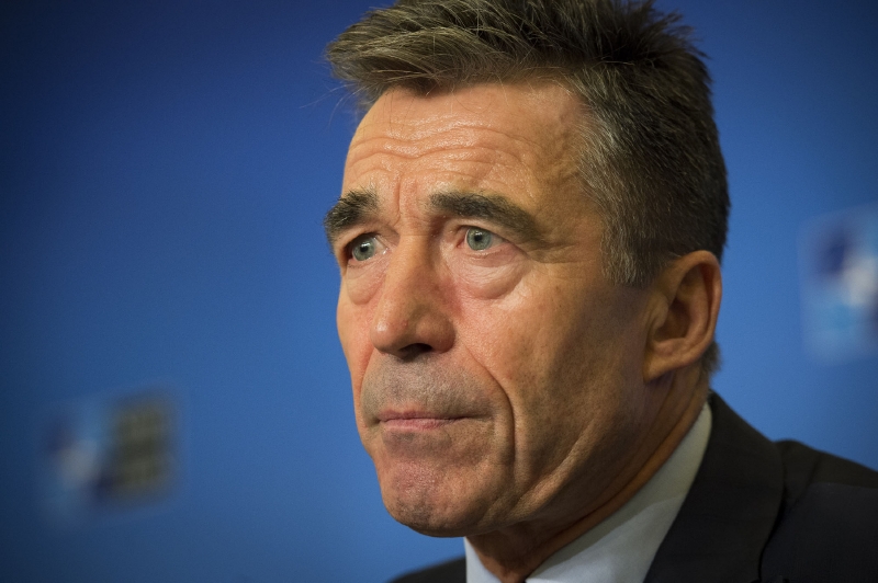 Šéf NATO Rasmussen.