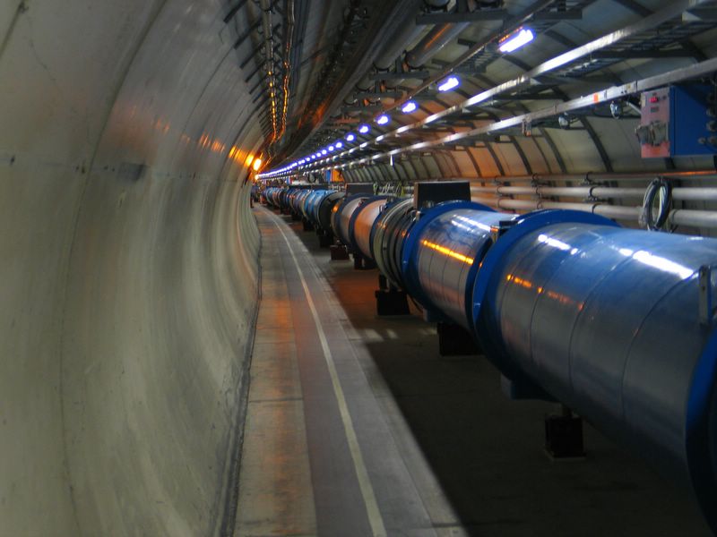 Útroby urychlovače LHC.
