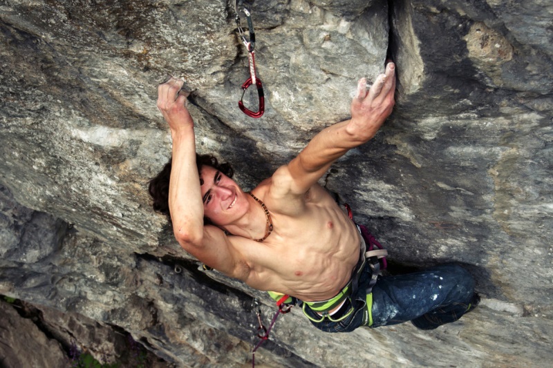 Český lezec Adam Ondra.