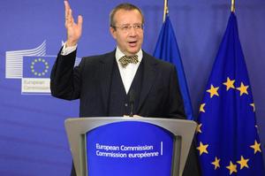 Estonský prezident Ilves chce doma stálou základnu NATO. 