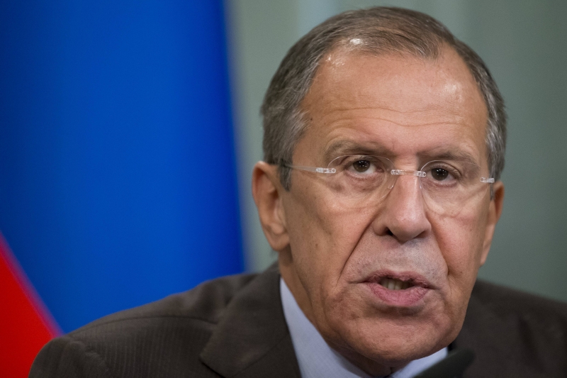 Šéf ruské diplomacie Lavrov.