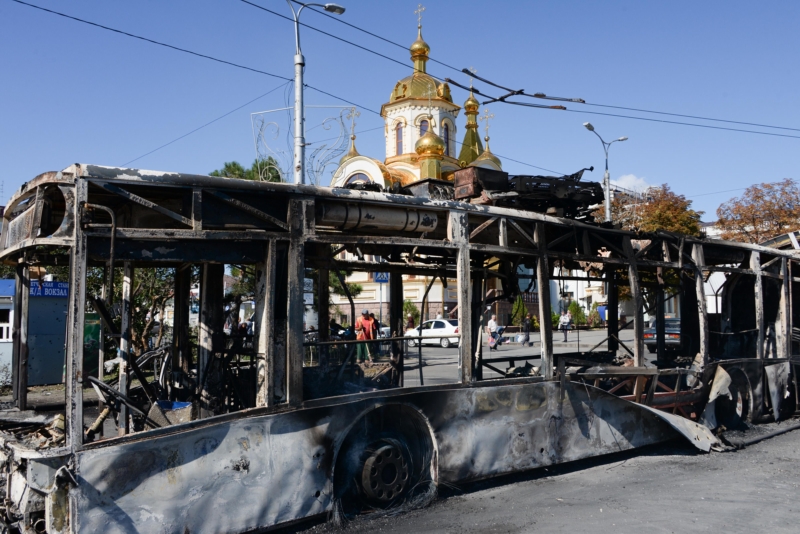Ukrajinské jednotky od dubna bojují proti proruským povstalcům v průmyslových oblastech Doněcku a Luhansku.