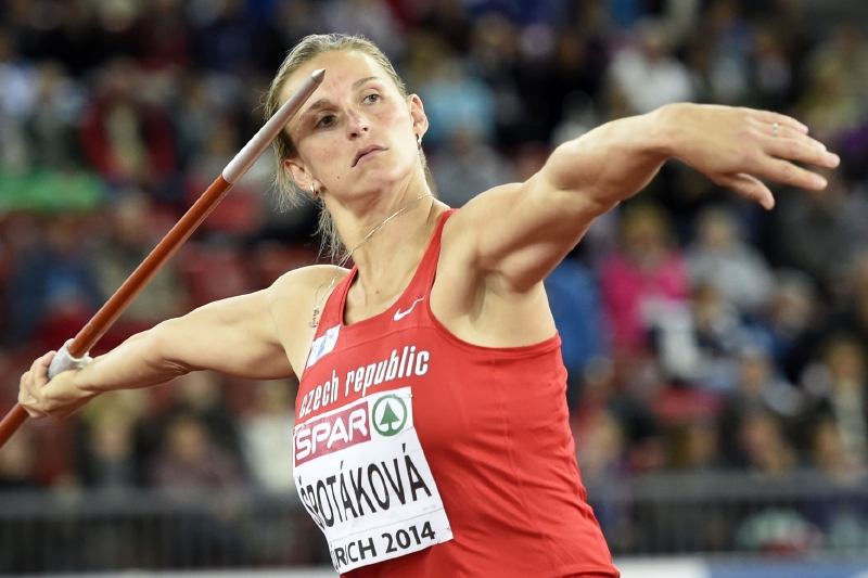 Oštěpařka Barbora Špotáková.