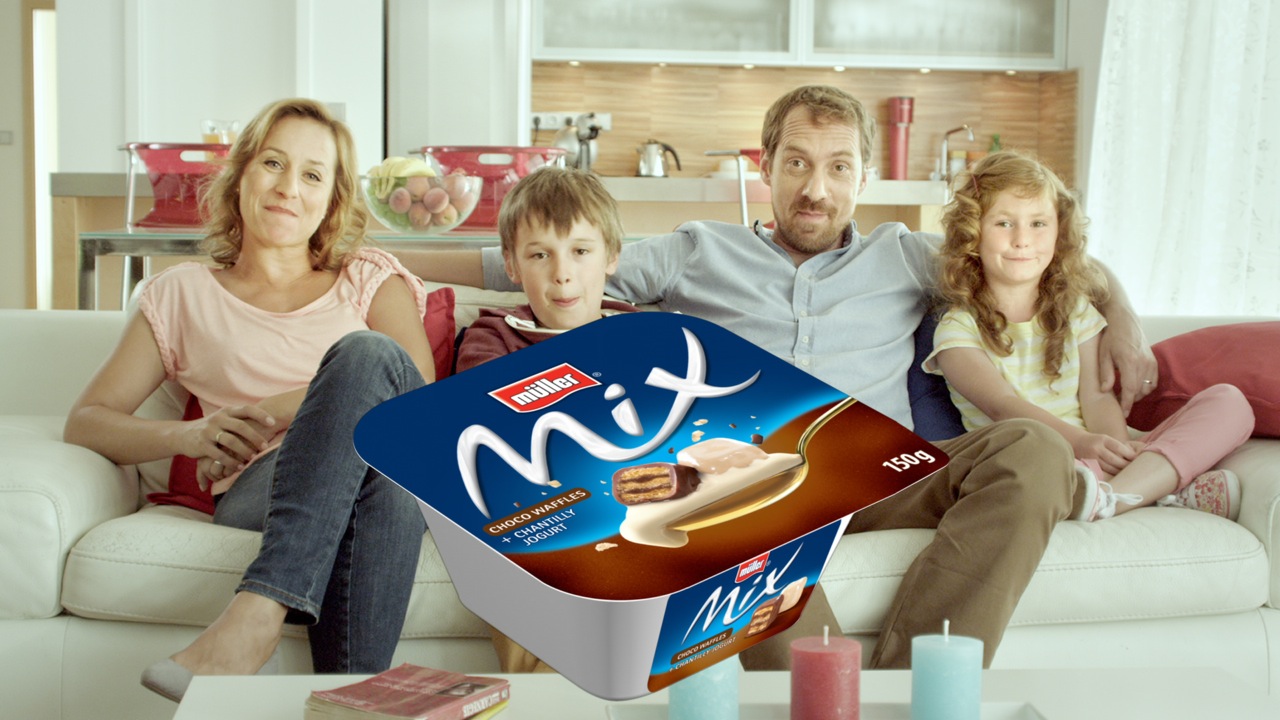Poslední kampaň točila pro Müller Saatchi & Saatchi.