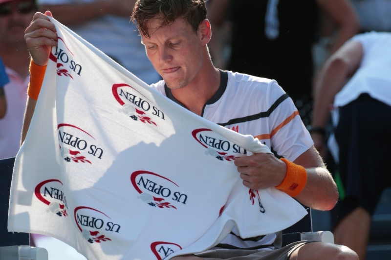 Tomáš Berdych na US Open.