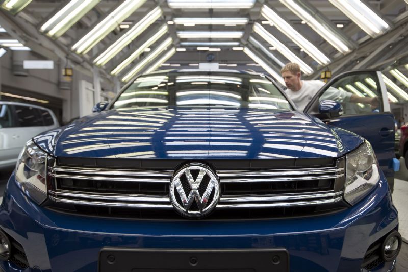 Volkswagen kvůli poklesu prodejů omezuje v Rusku výrobu (ilustrační foto).