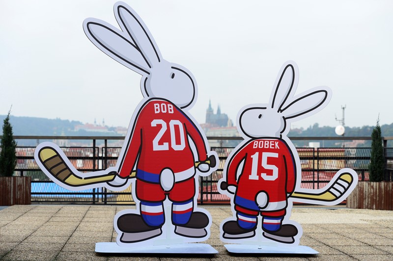 Maskoty českého šampionátu budou králíci Bob a Bobek.