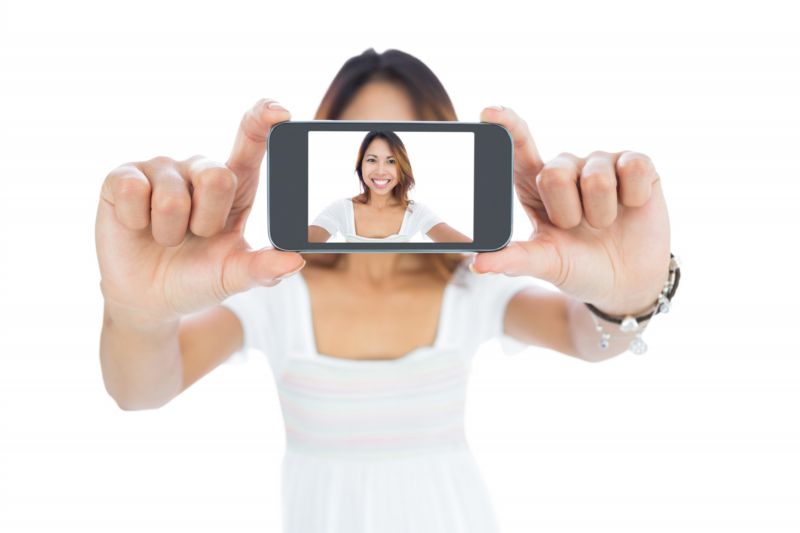 Pětatřicetileté ženě zachránila život "selfie" fotografie bez make-upu (ilustrační foto).