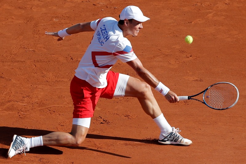 Tomáš Berdych začíná semifinálový boj s Richard Gasquetem.