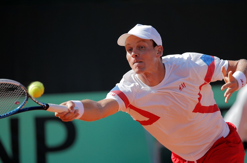 Tomáš Berdych absolutně nestačil na Richarda Gasqueta. Tomáš Berdych absolutně nestačil na Richarda Gasqueta.